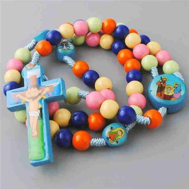 Chapelet catholique haute qualité pour enfants