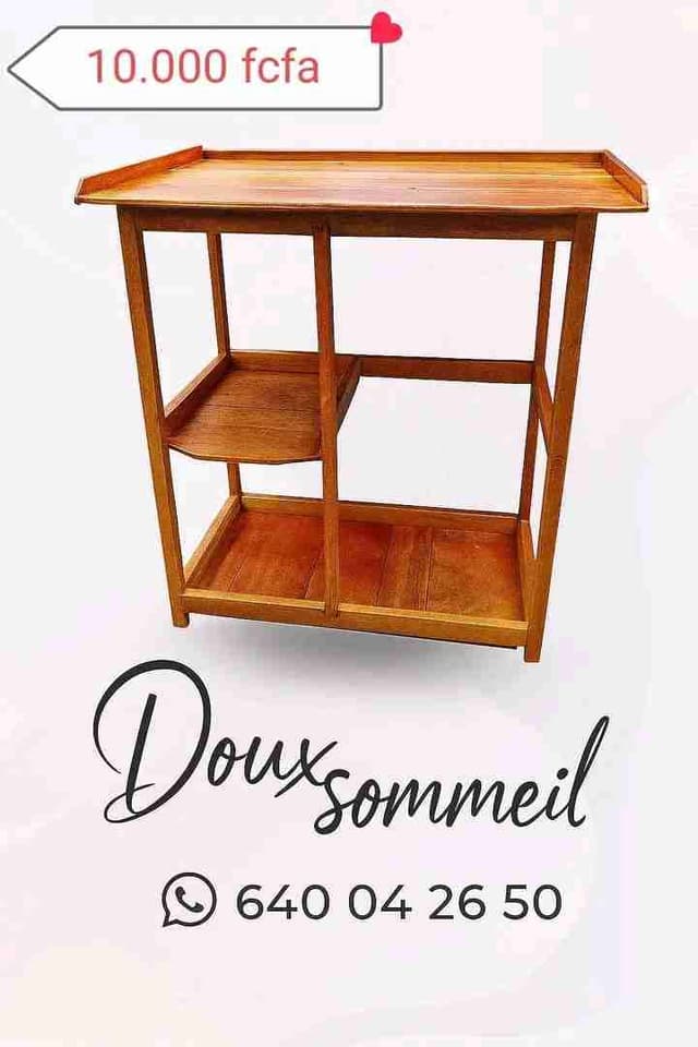 Porte gaz simple sans battants fait avec du bon bois solide