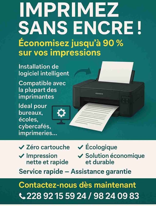 Imprimer sans encre. Transformez votre façon d'imprimer.