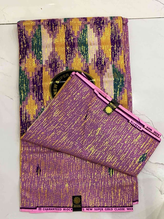 PAGNE COTON KENTE GOLD