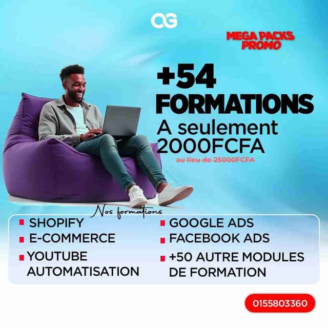 Pack de 150 formation et plus