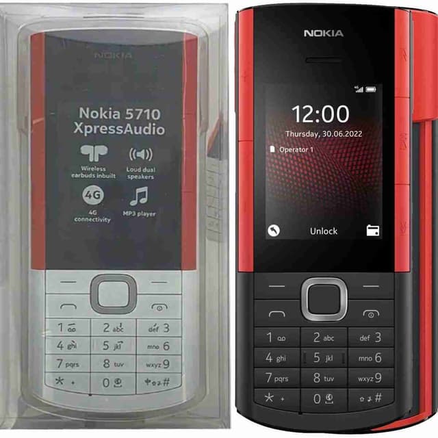 NOKIA 5710  BLACK/WHITE