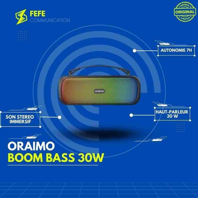 Oraimo Boom Haut-parleur Sans fil 30W