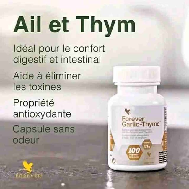 Ail et thym santé naturel; bien-être digestif, Circulatoire tioxydant immunité