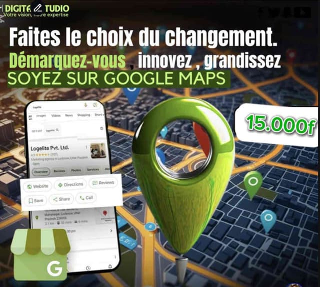 Soyez disponibles sur Google Maps pour mieux trouver les clients