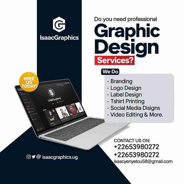 Isaac graphics services de design professionnels