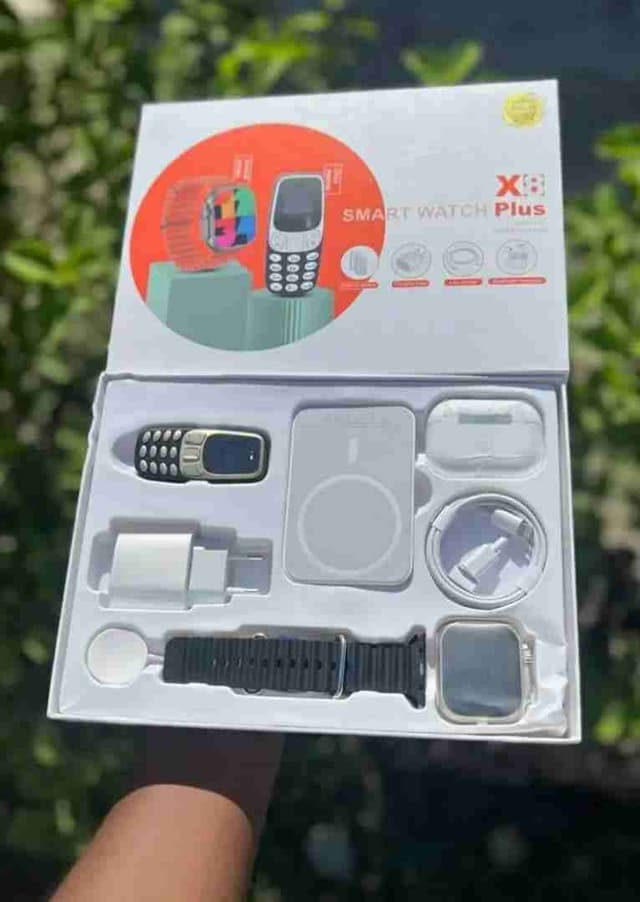 ⌚️📱 *X8 Smart Watch Plus – Pack Complet 6 en 1*