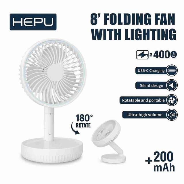 🌬️ Ventilateur pliable 8"