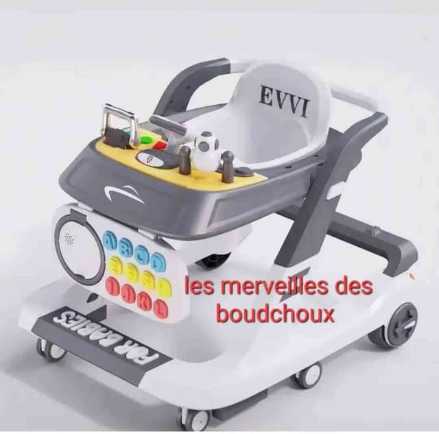 3 en 1 Marche bébé, baby worker, marche bébé confortable