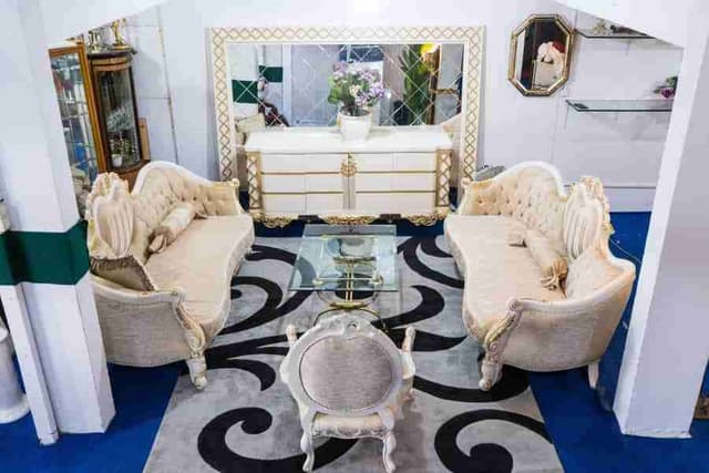 Salons luxueux importé en cuir neuf