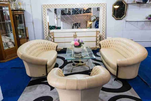 Salons luxueux importé en cuir neuf