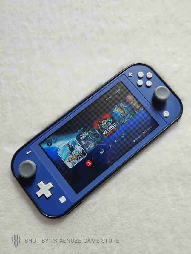 Nintendo Switch lite cracker + jeux