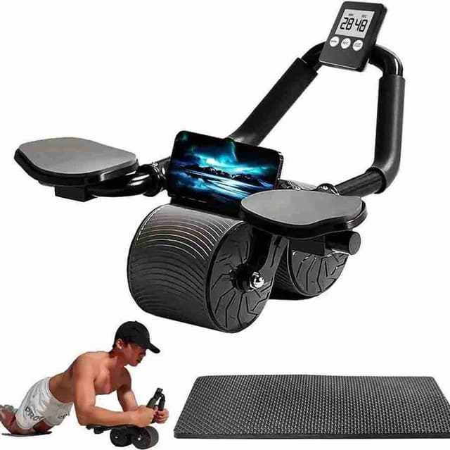 ROUE ABDOMINALE AVEC SUPPORT & COMPTEUR DIGITAL