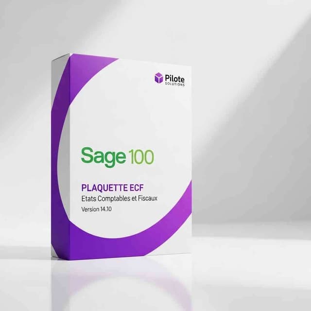 SAGE 100 CLOUD ÉTATS COMPTABLES ET FISCAUX SYCOHADA LICENCE DÉFINITIVE