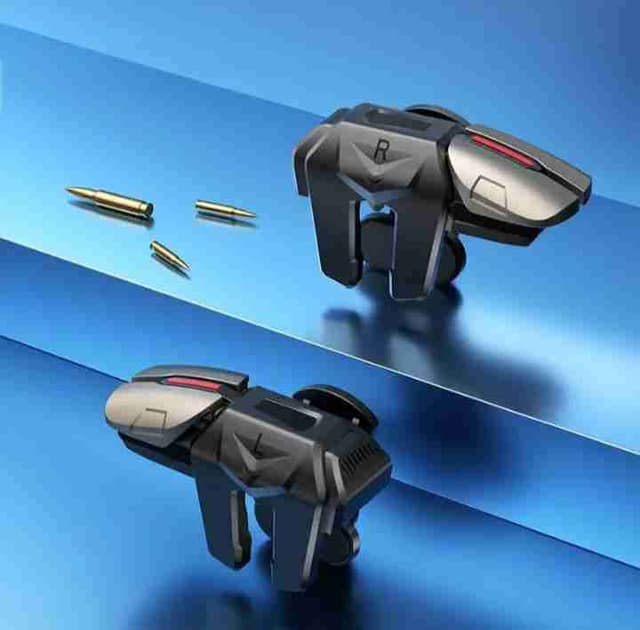 Bouton de jeu de tir mobile . Déclenche la manette de jeu gamepad pour Android