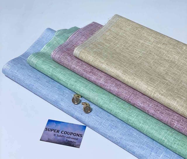 Tissu lin de qualité