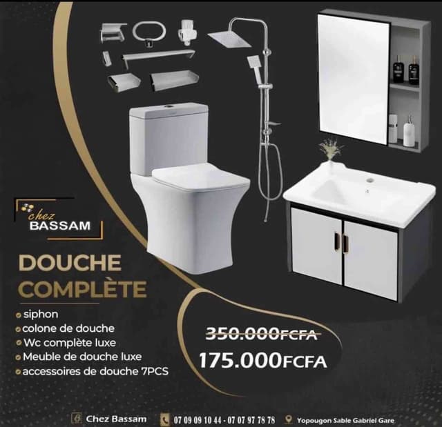 Douche complète en promotion