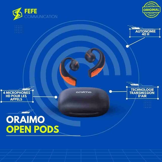 Oraimo OpenPods - Ecouteur Bluetooth