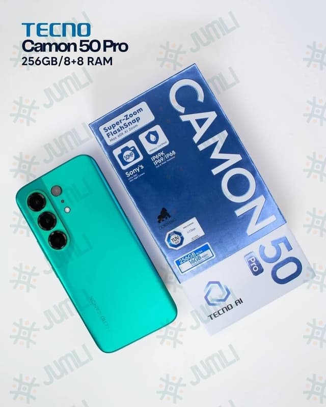 TECNO Camon 50 pro 256GB 16GB RAM