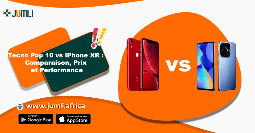 Tecno Pop 10 vs iPhone XR : Comparaison Prix et Performance
